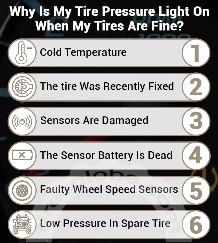 tire pressure light on