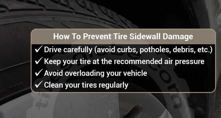 How To Prevent Tire Sidewall Damage